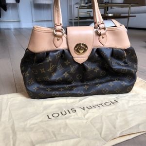 Louis Vuitton Monogram Tote with Gold Clasp